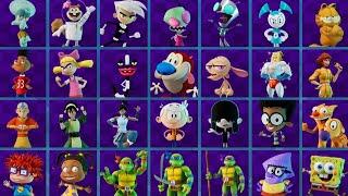 Nickelodeon Kart Racers 3 Slime Speedway - All 42 Characters Gameplay