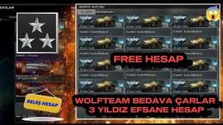 WOLFTEAM BEDAVA ÇARLAR  3 YILDIZ ÇAR   2021