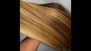 Bone Straight Ombre Frontal Wig