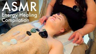 Crystal healing and massage compilation to cleanse chakras ASMR Unintentional ASMR