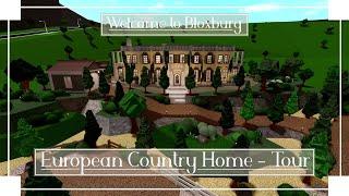 European Country Home Tour - Roblox - Welcome to Bloxburg