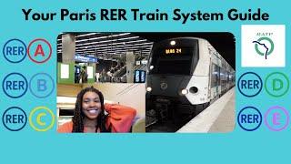 How to use the RER train system in Paris  RER A B C D E maps explained + tips and tricks