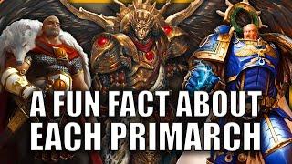 1 Fun Fact About Each Primarch You Probably Didnt Know  Warhammer 40k Lore