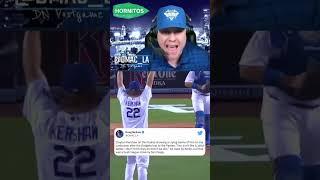 Watch what you do to Goat-shaw  #dodgers #baseball #dodgersnation #reaction #shorts