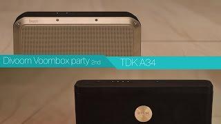 Divoom Voombox Party 2nd vs TDK A34  Bluetooth Speaker Review