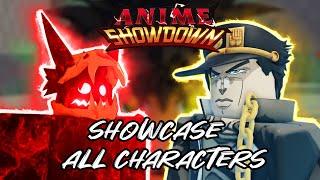 Another New Cool Anime game in roblox  Anime Showdown Showcase All Characters NEW