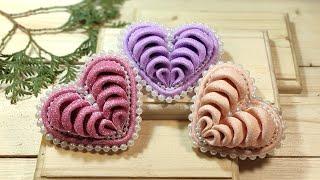 3D СЕРДЕЧКО валентинка своими руками магнитик сувенир из фоамирана ️ DIY  heart valentines day