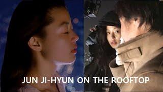 Jun Ji Hyun on the Rooftop -Windstruck 2004 Behind the Film Making