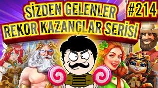 SLOT OYUNLARI HAYRİ SİZDEN GELENLER SERİSİ #214 REKOR KAZANÇLAR  #slotoyunları #slot