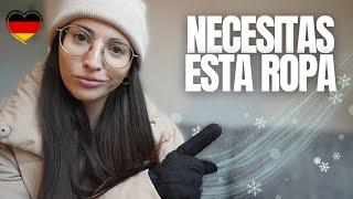 Qué ropa necesito para EL FRIO de ALEMANIA? Estas son las prendas que considero ESENCIALES 