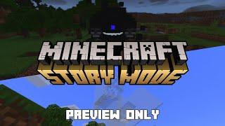 How To Turn Minecraft Bedrock Edition Into Story Mode Preview Only