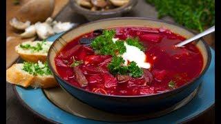 Сome cucinare il Borscht rosso. Ricetta  Украинский борщ