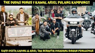 RATUSAN ORANG TURUN KE JALAN SAMBUT THE DUDAS -1 TIBA DI KAMPUNG ARIEL RAFFI TERBUNGKAM GARA2 INI?