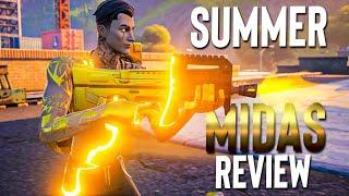 Fortnite GOLDEN SANDS Bundle Gameplay & Review Should You Buy The MIDSUMMER MIDAS Skin?