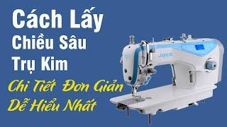 Cách Lấy Chiều Sâu Trụ Kim Máy 1 Kim  Sửa Máy Máy  Dạy Nghề Sửa Chữa Máy May Tại  Bắc Giang