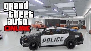 GTA 5 Online - How To Save Police Cars Firetrucks Vans & MORE In Your Garage GTA Online Glitch