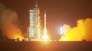 Replay Chinas Shenzhou 18 crew launches to Tiangong space station