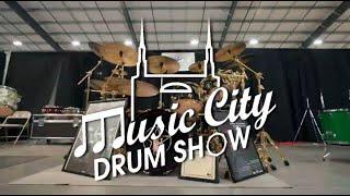 Music City Drum Show 2022 Neil Peart Rush R30 tour kit from Bloo Goose Classic Percussion