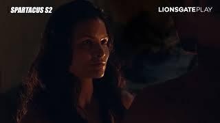 Our Bed Calls  Spartacus  Season 2   Liam McIntyre  Katrina Law  Manu Bennett @lionsgateplay