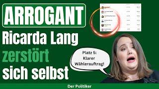 Völliger Realitätsverlust Ricarda Lang zeigt grüne Dekadenz im Endstadium