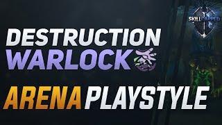 Destruction Warlock BfA 3v3 Arena Guide - Best Comps PvP Talents Azerite Traits and Playstyle