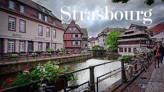 Strasbourg France  Walking tour 4K 60fps  A Blend of Old and New