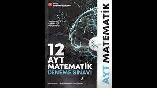 C1cell Yayınları AYT Matematik 12 Deneme Sınavı