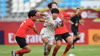 #AFCU16W - M11 DPR Korea 3 - 0 Korea Republic Highlights