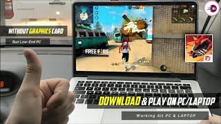 How To Download & Play Free Fire on old PCLaptops Best Android Emulator For PC For Free Fire