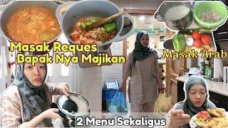 Masak Makan Siang Buat Majikan‼️2Menu SekaligusMasakan Arab