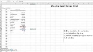 Memilih Interval Kelas Excel Bins