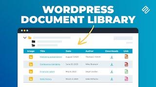 How To Create a Document Library in WordPress Complete Tutorial