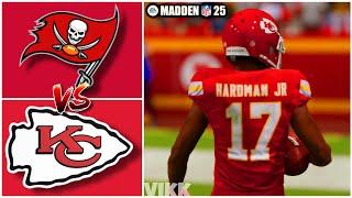 Buccaneers vs Chiefs Week 9 Simulation madden 25 Rosters