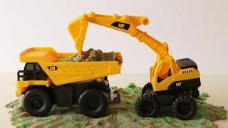 Construction trucks for kids toy excavator bulldozer dump truck surprise toys Roblox PJ Masks