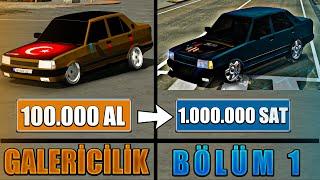 AL SAT YAPARAK PARA KAZANIYORUZ  GALERİCİLİK BÖLÜM 1 Car Parking Multiplayer