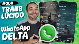 WhatsApp Delta Ultra  Extreme  Yowa + Wallpapers PERSONALIZAÇÃO TRANSLUCIDA com TEMA iOS