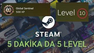 Steam kolay seviye kasma 5 dakikada 5 seviye