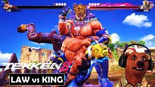 INTENSE BATTLE - LAW vs KING  TEKKEN 8