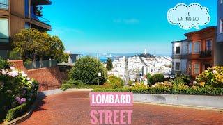 Driving  Lombard Street  Aug 2020  San Francisco  4K