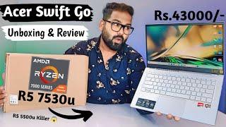 Acer Swift Go 14 Laptop Unboxing & Review  AMD RYZEN 5 7530U LAPTOP