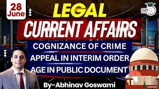 Legal Current Affairs  28 June  Detailed Analysis  By Abhinav Goswami