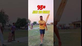 Attacking Batting 93*30 #vlog 403  #cricket #kismat #batting #cricketshorts #shorts