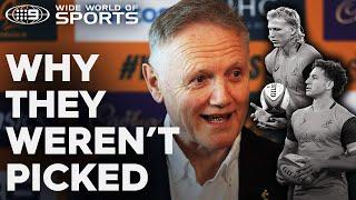 Joe Schmidt explains why he just couldnt pick rugbys NRL-bound stars