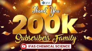 Thank You 200K Subscriber Family  CSIR NET Chemical Science  IFAS