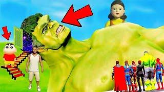 GTA 5 Shinchan Chop & Franklin Enter Inside HULKS Head In GTA 5 GTA 5 mods