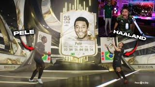 OMGGG PELE & HAALAND IN THE SAME PACK  - LUCKIEST FC 24 PACK OPENING REACTIONS COMPILATION #2