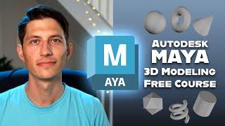 Free Autodesk Maya Course  3D Modeling Essentials