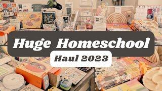 HUGE HOMESCHOOL HAUL 2023 Homeschool supplies from Michaels Target Ikea Amazon & more