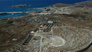 Ancient Greek sanctuary slowly sinks as Mediterranean sea level rises  AFP