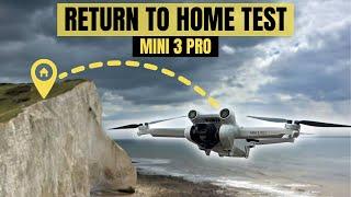 Can A DJI Mini 3 Pro Return To Home from a NEGATIVE Altitude?